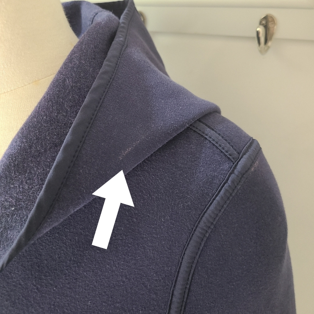 Lululemon Urban Horizons Reversible Cinch Waist Jacket in Navy Blue Sz Small - Picture 15 of 16